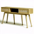 Consolle in legno, colore marrone chiaro