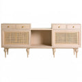 Consolle in legno, colore marrone chiaro